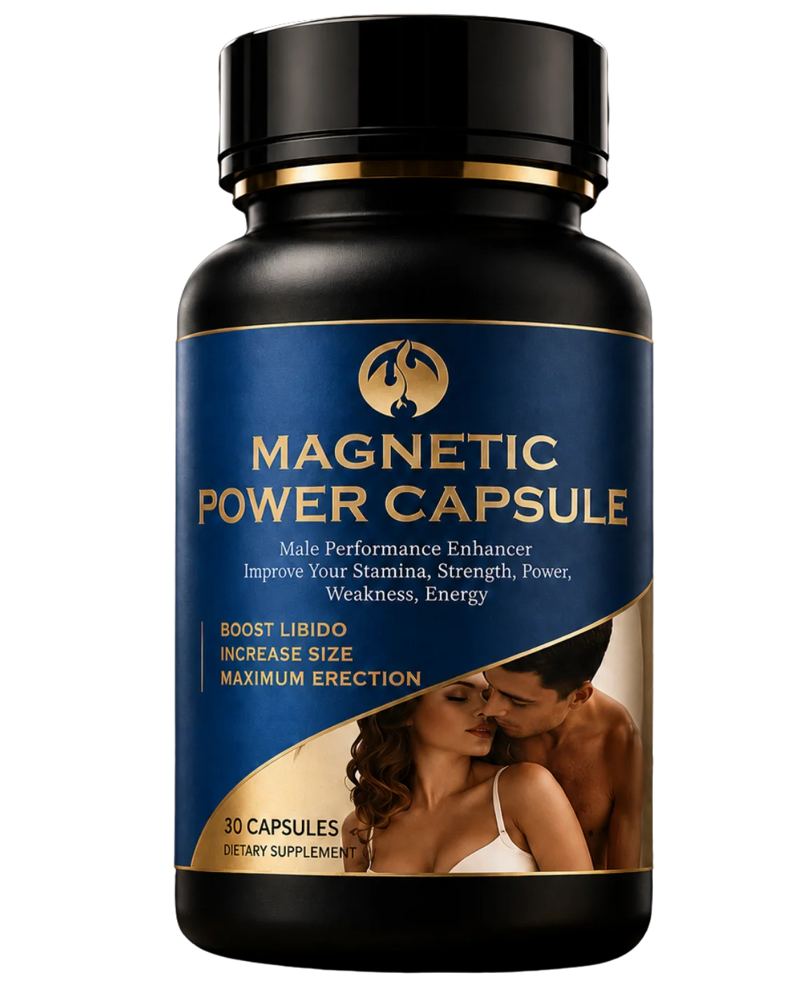 Magnetic Power Capsule Bottle
